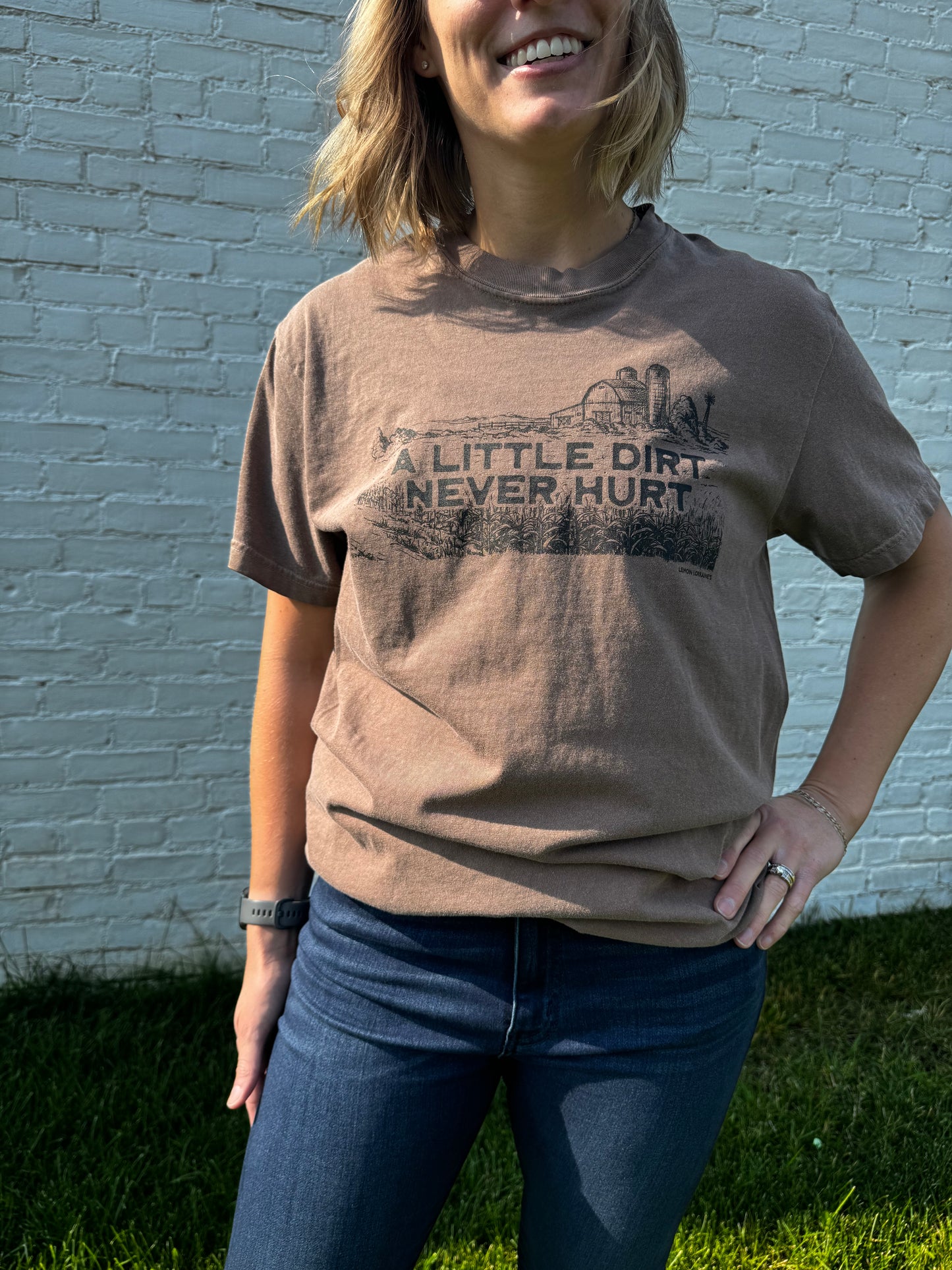 A Little Dirt Never Hurt- Comfort Color Tee