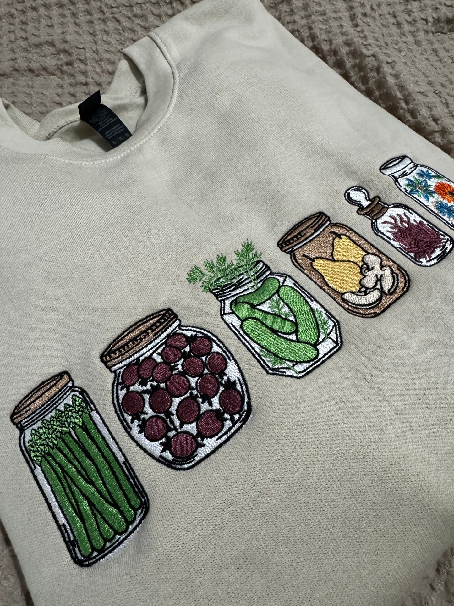 Embroidered Canning Crewneck